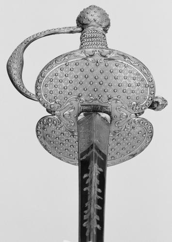 Small sword and scabbard