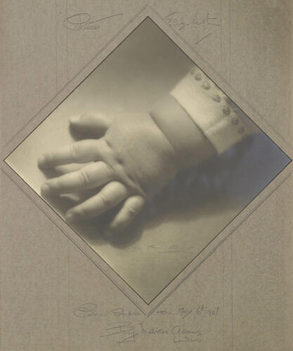 Princess Elizabeth (b. 1926), hand study, 6 May 1927
