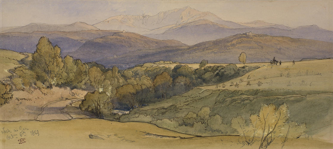landscape with Lochnagar in the distance