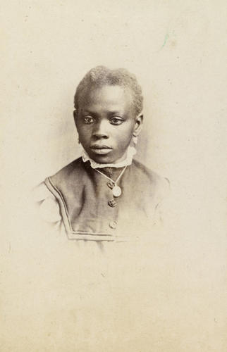 Victoria Davies [Daughter of Sally [Sarah] Bonetta Forbes, Mrs. Davies] [Photographic Portraits Vol. 4/62 1861-1876]