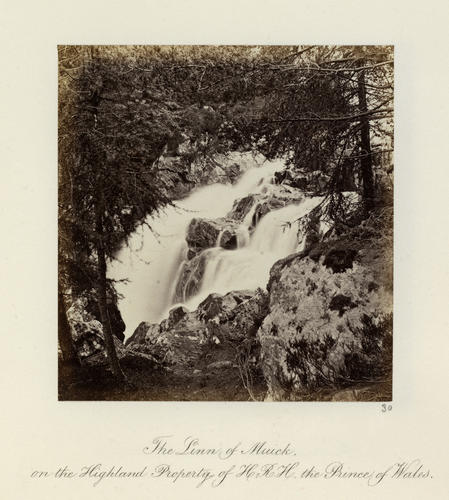 The Linn of Muick on the Highland property of H. R. H. the Prince of Wales