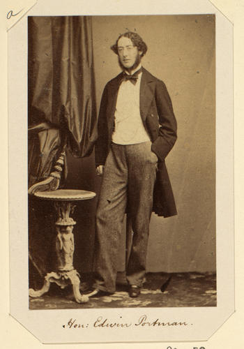 Edwin Portman, 2nd son of the 1st Viscount Portman (1830-1921) Edwin Portman, 2nd son of the 1st Viscount Portman (1830-1921)