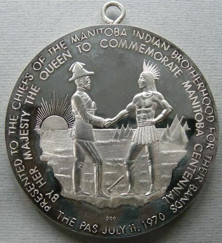 Canada. Commemorative Treaty medal