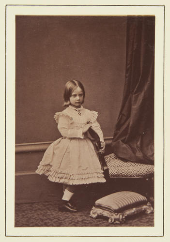Princess Charlotte of Prussia, 1865 [in Portraits of Royal Children Vol. 9 1865]