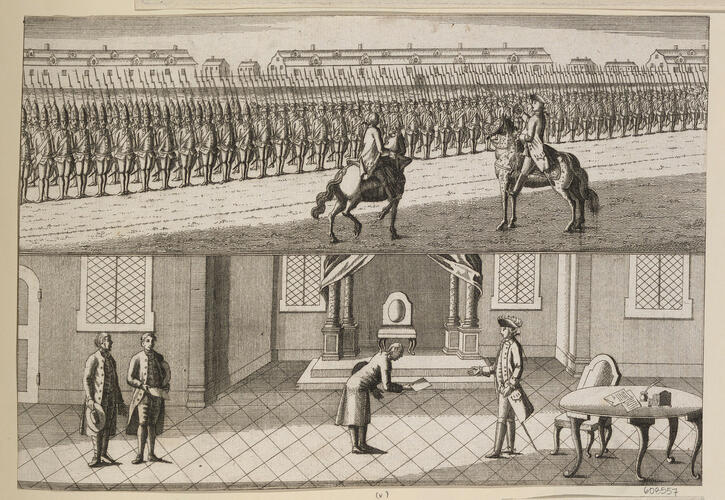 [Scenes from the life of Charles Eugene, Duke of Württemberg]