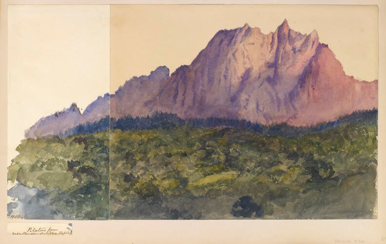 Master: SKETCHES BY QUEEN VICTORIA I
Item: Pilatus from near [the] House
