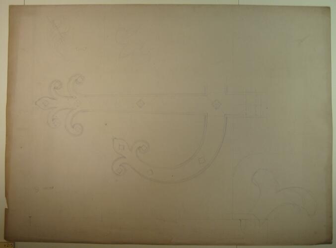 St Mildred's church, Whippingham: chancel detail drawing no. 10 St Mildred's church, Whippingham: chancel detail drawing no. 10