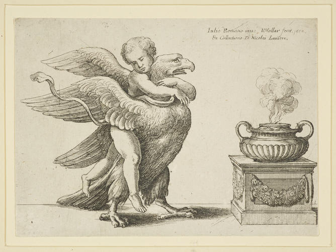 Cupid and an eagle, after Giulio Romano Cupid and an eagle, after Giulio Romano
