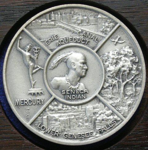 U. S. A. Medal commemorating the sesquicentenary of Monroe County, N. Y. , 1821-1971 U. S. A. Medal commemorating the sesquicentenary of Monroe County, N. Y. , 1821-1971