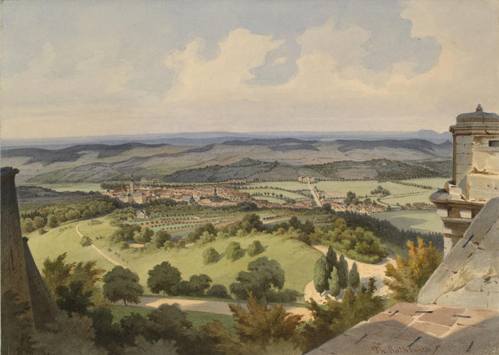 View from the Veste Coburg towards the town and Neuses View from the Veste Coburg towards the town and Neuses