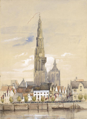 Antwerp from the Schelde