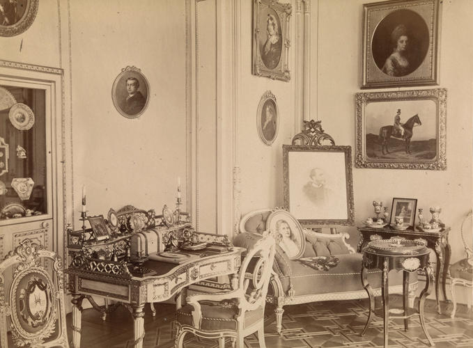 Boudoir of Grand Duchess Augusta of Mecklenburg-Strelitz at Schloss Neustrelitz Boudoir of Grand Duchess Augusta of Mecklenburg-Strelitz at Schloss Neustrelitz