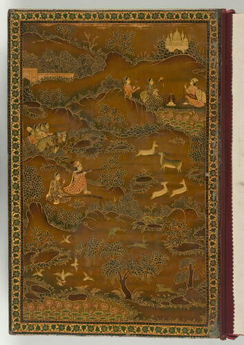 A late Mughal album of calligraphy and paintings