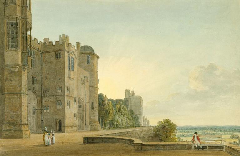 The North Terrace, looking west