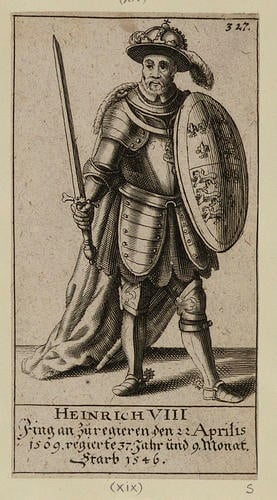 Master: [Kings and Queens of England from William I to Charles II]
Item: HEINRICH VIII