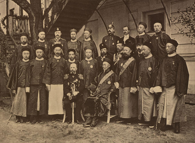 Representatives of China at the coronation of Nicholas II, Emperor of Russia Representatives of China at the coronation of Nicholas II, Emperor of Russia