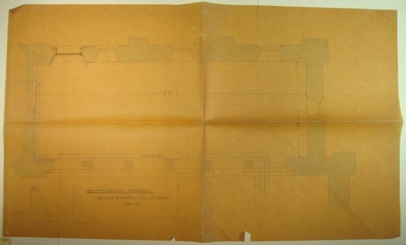 St Mildred's church, Whippingham: plan of the mortuary chapel St Mildred's church, Whippingham: plan of the mortuary chapel