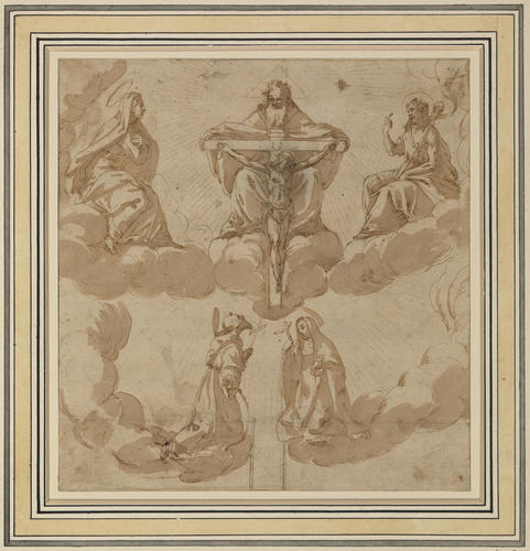 The Trinity with the Virgin, St John the Baptist, St Francis and St Catherine The Trinity with the Virgin, St John the Baptist, St Francis and St Catherine