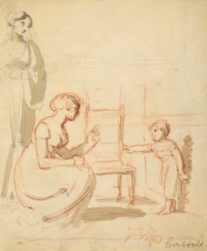 Master: Album belonging to Princess Louise
Item: Two women and a child