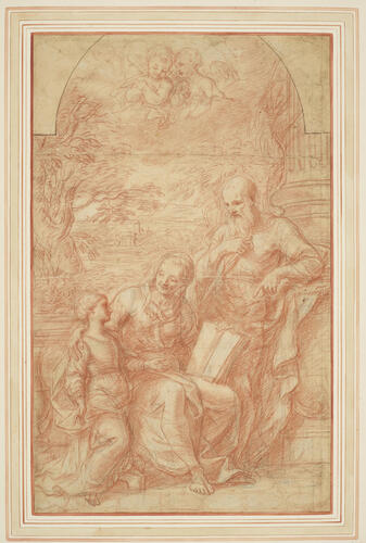 St Anne teaches the Virgin to read