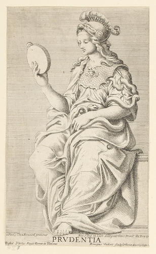 Allegorical figure of Prudence [from the Sala di Costantino]