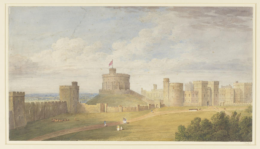 Windsor Castle: View from the south east