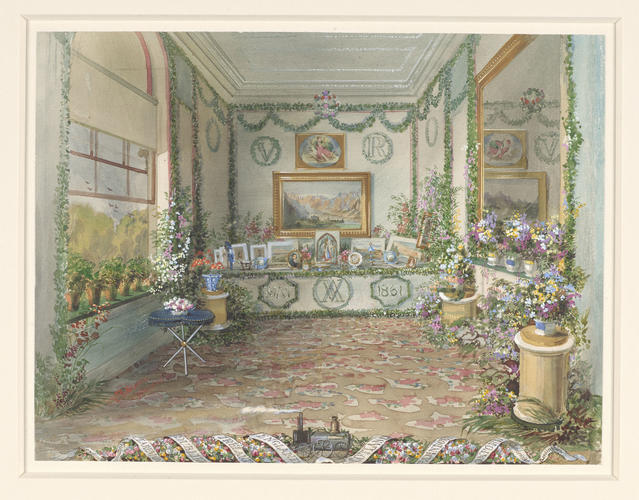 Queen Victoria's Birthday Table at Osborne House, 24 May 1861