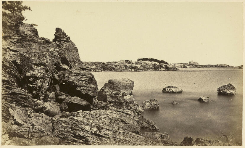 Fifty Views of Bermuda, 1869: Rocks from Tuckers Town Point
