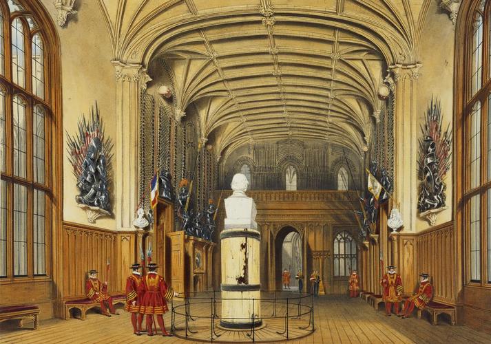 Master: Views of the Interior and Exterior of Windsor Castle
Item: The Guard Chamber