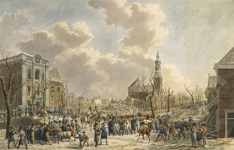 The Explosion at Leyden, 12th January 1807
