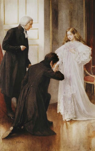 Queen Victoria receiving the news of the death of William IV and of her accession, at Kensington Palace on 20 June 1837