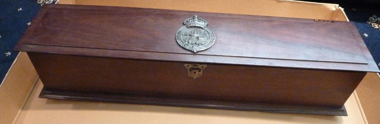 Master: Silver Jubilee address and casket