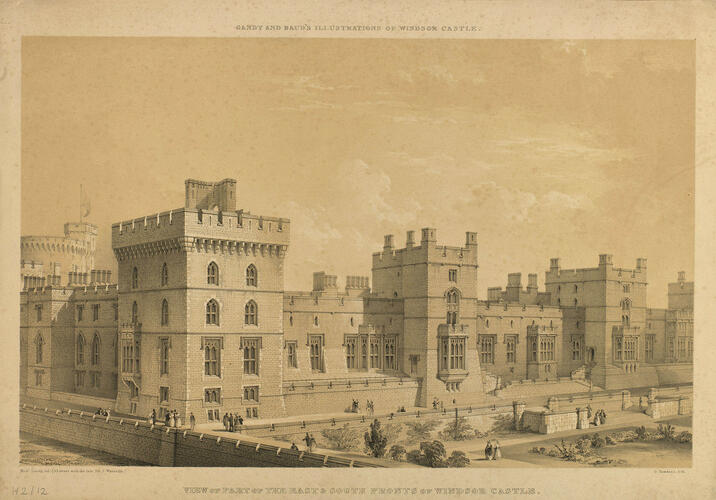 View of Part of the East & South Fronts of Windsor Castle View of Part of the East & South Fronts of Windsor Castle