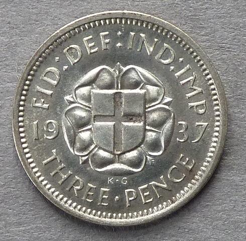 George VI Threepence