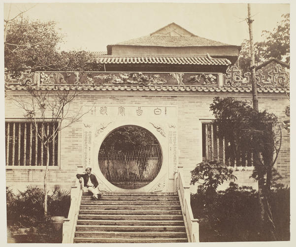 The Third Entrance to the Temple used as Head Quarters during the Battle of Canton The Third Entrance to the Temple used as Head Quarters during the Battle of Canton