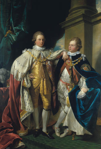 George, Prince of Wales (1762-1830), later George IV, with Prince Frederick (1763-1827), later Duke of York