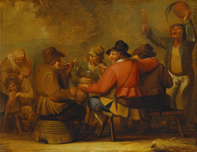 Peasants in a Tavern Carousing