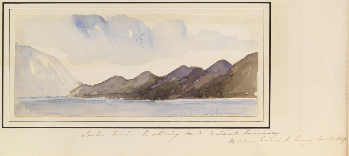Item: Loch [Fyne] looking back towards Inverary