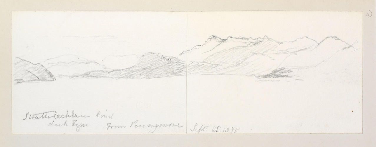 Master: SKETCHES BY QUEEN VICTORIA II
Item: Loch Fyne from Pennymore