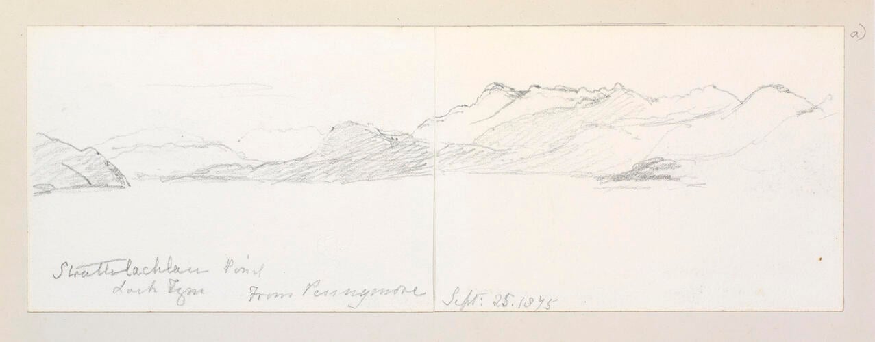 Master: SKETCHES BY QUEEN VICTORIA II
Item: Loch Fyne from Pennymore