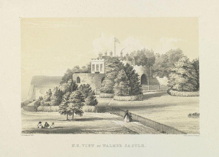 N. E. View of Walmer Castle