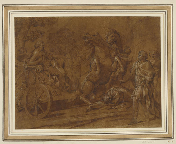 Tullia driving her chariot over the body of her father