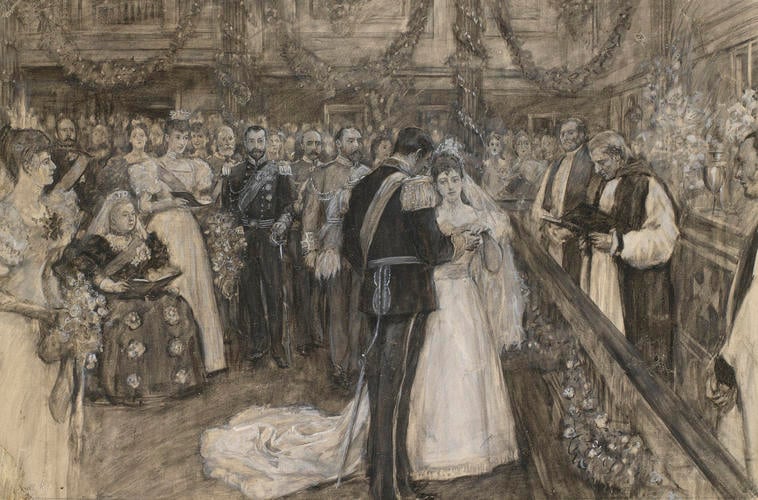 Marriage of Princess Maud of Wales and Prince Charles of Denmark, 22 July 1896