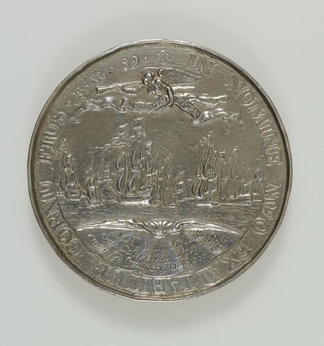 Medal commemorating the embarkation of Charles II at Scheveningen