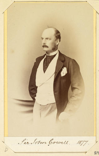 Sir John Cowell. 1877. [Royal Household Portraits. Volume 55. ]