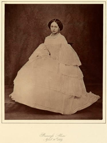 Princess Alice, later Grand Duchess of Hesse and by Rhine (1843-78)