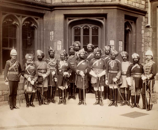 Queen Victoria's Indian Escort for her Golden Jubilee Procession Queen Victoria's Indian Escort for her Golden Jubilee Procession