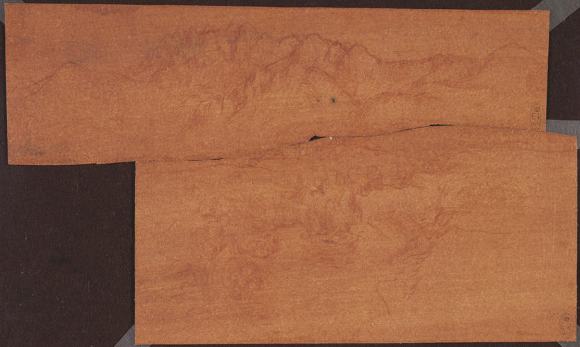 A landscape with mountains and a river A landscape with mountains and a river