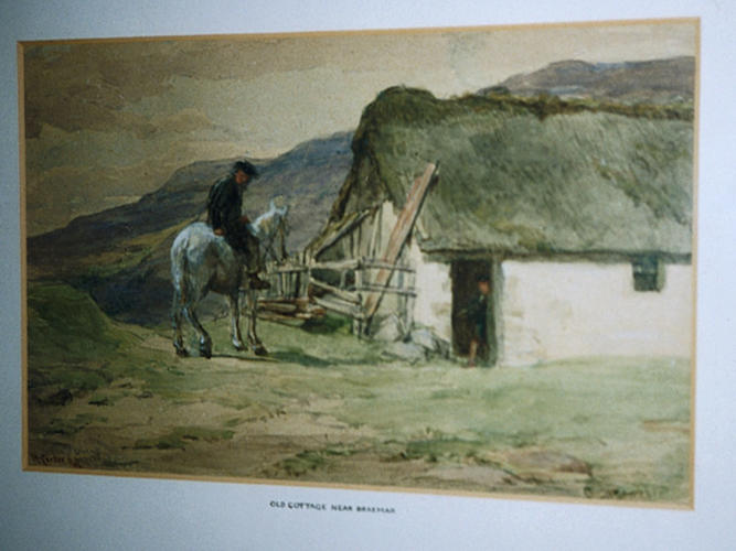 Old cottage near Braemar Old cottage near Braemar