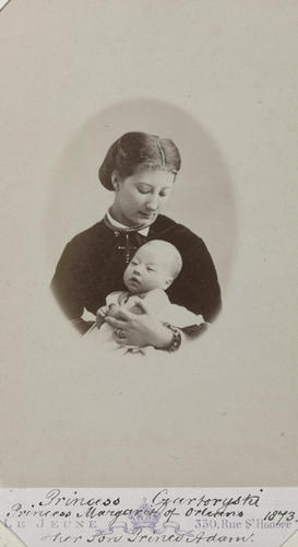 Princess Marguerite of Orleans and her son Prince Adam Czartoryski Princess Marguerite of Orleans and her son Prince Adam Czartoryski